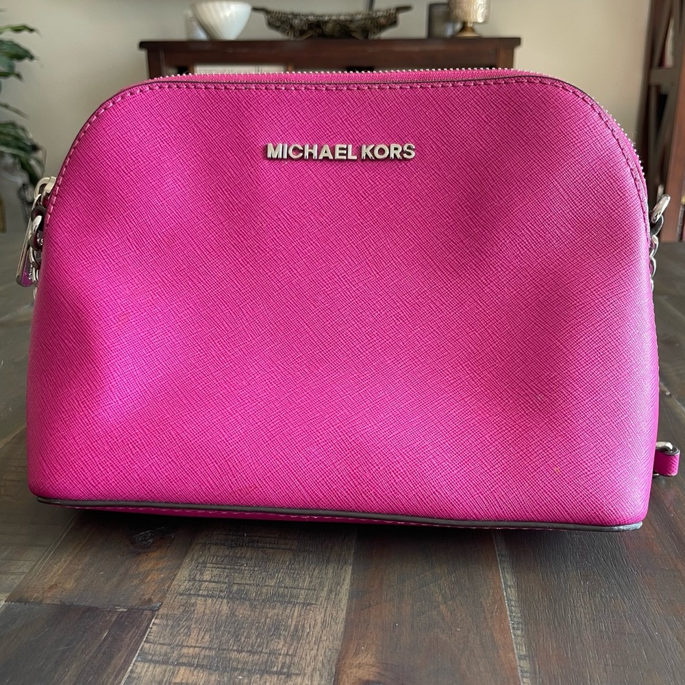 Michael Kors Fuchsia Cosmetic Bag